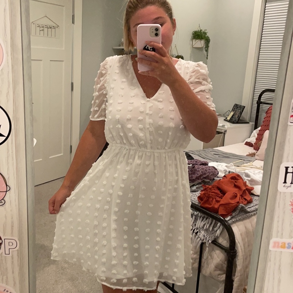 Kenedik white dress, medium
